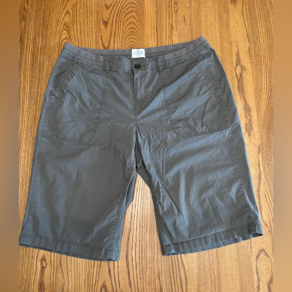 St. John's Bay Taupe Casual Shorts